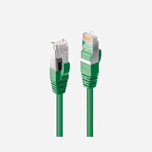 Lindy 45955 Câble Réseau Cat6 S/FTP (S-STP) 7.5m Vert RJ-45, contacts Or, 1000 Mbit/s, 250 MHz, Cuivre, AWG26, LSZH