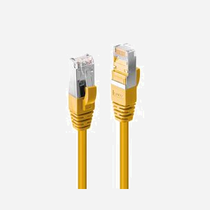 Câble Réseau Lindy 45989 Cat6 S/FTP (S-STP) 30m Jaune, RJ-45 Mâle, Contacts Or, 1000 Mbit/s, 250MHz, LSZH, AWG26, Cuivre, Diamètre 6.2mm