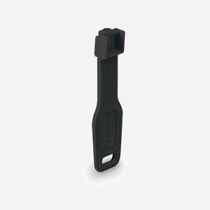 Lindy 47891 Kit de 10 Bloqueurs de Ports RJ-45 Noirs ABS avec Clé - Dimensions 20x74.5x5.9mm, Certifications CE/UKCA/RoHS/REACH - Miniature 2