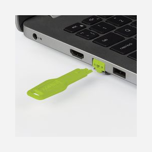 Lindy 47894 Kit 10 Bloqueurs de Port RJ-45 Vert ABS avec Clé - Dimensions 20x74.5x5.9mm - Certifications CE, UKCA, RoHS, REACH - Miniature 3