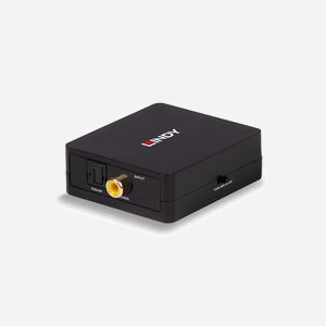 Convertisseur Audio Numérique Lindy 70457 Noir, Entrée/Sortie Optique & Coaxiale, 192kHz/24-bit, Rapport Signal/Bruit 142dB, 60.5x54x20.5mm, CE/FCC/RoHS/UKCA - Miniature 3