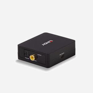 Convertisseur Audio Numérique Lindy 70457 Noir, Entrée/Sortie Optique & Coaxiale, 192kHz/24-bit, Rapport Signal/Bruit 142dB, 60.5x54x20.5mm, CE/FCC/RoHS/UKCA - Miniature 4