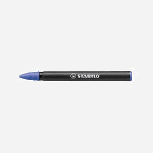 STABILO EASYoriginal Moyen Bleu - Set de 3 Stylos à Bille Effaçable 0.5mm Corps Plastique Bleu - Cartouche d'Encre Bleue - Fabriqué en République Tchèque - Miniature 3
