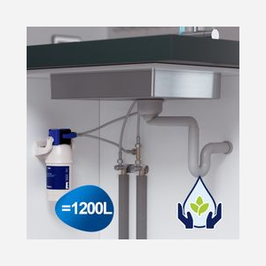 Brita P 1000 Cartouche filtrante, compatible Neo 1/Neo 3, durée de vie 12 mois, dimensions 117x108x265mm, poids 1kg, référence 1012628. - Miniature 3