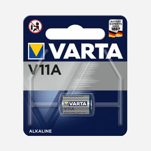 Varta V11A Pile Alcaline 6V 38mAh Usage Unique, Dimensions 16.5mm x 10.2mm, Facteur de Forme Cylindrique, Conditionnement Blister - Miniature 1