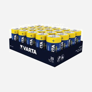 Batterie Alcaline Varta 6V 7800mAh 04014-211-111 (Lot de 20) - Cylindrique 26.2mm x 50mm - Usage Unique - Tension 1.5V par Pile - Durée de Vie 10 ans - Miniature 1