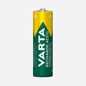 Varta Rechargeable AA NiMH 2100mAh - Pack de 4 Batteries Cylindriques 1.2V (56706-101-404) - Dimensions: 50.5 x 1.45cm, Poids 30g par batterie - Miniature 3