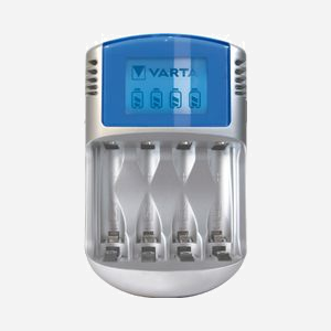 Varta Chargeur POWERLCD 57070-201-451 pour AA/AAA NiMH, 4 Piles AA 2600mAh incluses, Secteur/Allume-cigare/USB, Ecran LCD, 100-240V, avec Adaptateur Secteur - Miniature 2