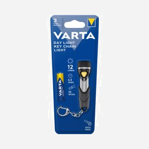 Varta Lampe Porte-Clés LED Aluminium/Noir - 12 lm - LED Unique - AAA - Autonomie 6.5h - 94mm - Résistante aux chocs - Faisceau 22m - Miniature 2