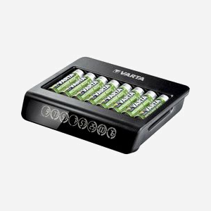 Varta Chargeur LCD Multi 57681-101-401 pour Piles AA/AAA NiMH, Alimentation Secteur 100-240V, Courant de Charge 450mA/200mA, Écran LCD, Noir - Miniature 3