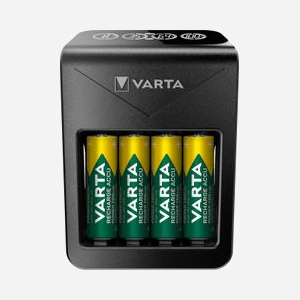 Varta Chargeur Secteur 57687 NiMH AA/AAA/9V, LCD, 4 Piles AA NiMH 2100mAh incluses, 1 Port USB, Protection Court-Circuit, 100-240V - Miniature 4