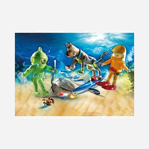 Playmobil SCOOBY-DOO 70708 Capitaine Cutler - Kit Figurines Jouets Multicolores - Plastique - Âge Recommandé 5+ - Dimensions Emballage 248x46x142mm - Poids 171.79g - Miniature 1
