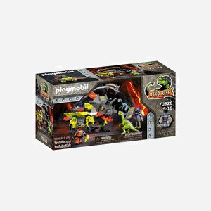 Playmobil Dino Rise 70928 - Vélociraptor Multicolore - Jeu Action/Aventure - 5-10 ans - 4 Figurines - 49 Pièces - Dimensions 275x95x135mm