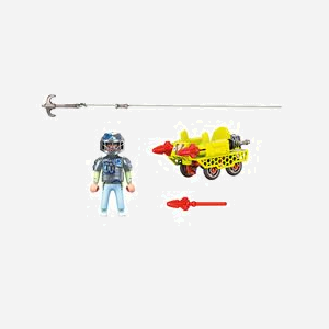Playmobil 70930 Figurine d'Action/Aventure, Multicolore, 1 Figurine Peuple, 23 Pièces, 5-10 ans, 85x50x45mm, Avertissement -36 mois - Miniature 2