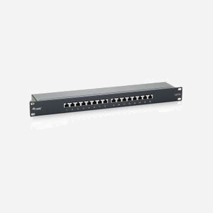 Equip 326416 Panneau de Brassage 1U 16 Ports RJ-45 Cat6 Contacts Or Montage Rack 19" 483x44x109mm Température Opération -40°C à 80°C