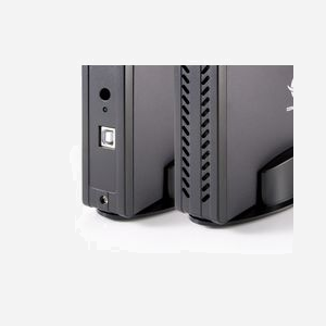 Conceptronic CHD3SU : Boîtier HDD Externe 3.5" USB 2.0 pour SATA I/II/III, Aluminium Noir, Alimentation Secteur, Transfert 0.48 Gbit/s - Miniature 3