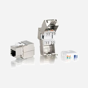 Equip Module Keystone 767211 Métallique, Contacts Or, Certifié ISO/IES 11801, EN 50173, Dimensions 18x24.5x41mm, Poids 191g - Miniature 1