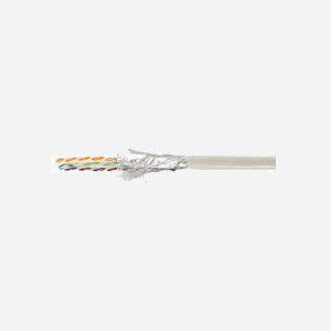 Equip Câble Réseau 40148507, Cat6 SF/UTP (S-FTP) Blanc, 100m, AWG23, LSZH, Diamètre 7.8mm, Conforme RoHS