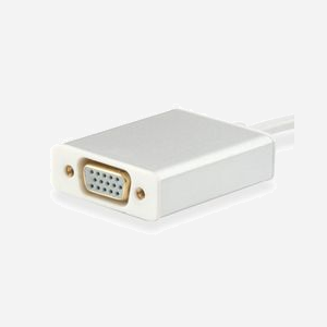 Equip Adaptateur USB-C vers HD15 VGA Blanc, 45x150x250mm, 31g - Conversion Vidéo pour Projecteur, TV ou Moniteur - Référence 133451 - Miniature 2