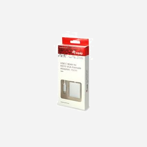 Equip Adaptateur USB-C vers HD15 VGA Blanc, 45x150x250mm, 31g - Conversion Vidéo pour Projecteur, TV ou Moniteur - Référence 133451 - Miniature 3