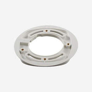 Support caméra intérieure LevelOne CAS-7321 noir, plastique, diamètre 12cm, largeur 15mm, compatible FCS-3086, FCS-3087, FCS-3084. Poids 33g.