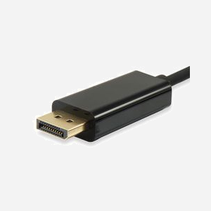 Equip Câble USB-C vers DisplayPort M/M 1.8m - Résolution 4096x2160 pixels - Connecteurs mâles - Noir - Conforme Plug and Play - Miniature 3