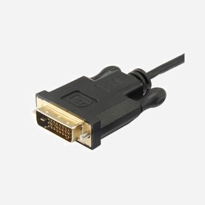 Equip Câble USB-C vers DVI-D Dual Link, M/M, 1.8m, Résolution 1920x1200, Connecteurs droits, Noir, Plug & Play, Réf: 133468 - Miniature 3