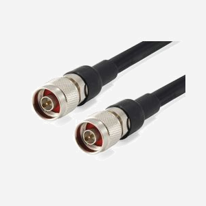 LevelOne ANC-4150 Câble Coaxial CFD400 5m Noir Connecteurs Mâle/Mâle 50 Ohm 0-6 GHz Gaine PVC Conducteur Cuivre Diamètre 1.03cm - Miniature 1