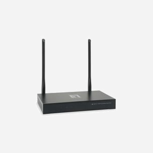 LevelOne WAP-6117 Point d'Accès WiFi 300Mbps 2.4GHz, 4 Ports Ethernet 10/100 PoE, Sécurité WEP/WPA/WPA2, 2 Antennes 5dBi, Modes AP/Gateway/Repeater/WISP