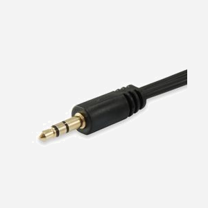 Adaptateur Audio Equip 147941 : Séparateur Noir, 2x 3.5mm Mâle vers 3.5mm Femelle, Câble 0.13m, PVC, RoHS, Dimensions 7x7mm, CE - Miniature 2