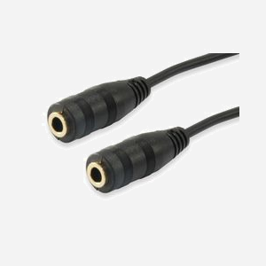 Adaptateur Audio Equip 147941 : Séparateur Noir, 2x 3.5mm Mâle vers 3.5mm Femelle, Câble 0.13m, PVC, RoHS, Dimensions 7x7mm, CE - Miniature 4