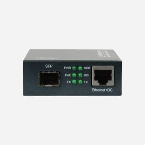 LevelOne GVT-2012 Convertisseur de média Gigabit Ethernet 1000Base-T vers 1000Base-LX/SX, Port SFP, PoE+, 48-57V, Température -10°C à 60°C - Miniature 3