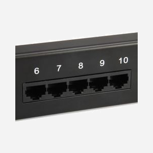 Equip 125298 : Baie de Branchements 1U 24 Ports RJ-45 Cat3 Montage Rack 483x44.5x100mm Conforme RoHS/CE - Miniature 3