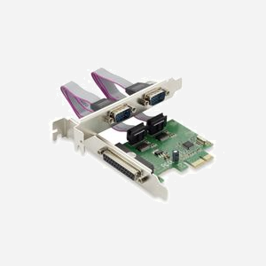 Conceptronic SPC01G : Carte PCIe 1.1 avec Interface Parallèle et RS-232, Taux de Transfert 2.5 Gbit/s, Ports EPP/ECP, Dimensions 59x1.6x78mm