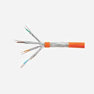 Equip 187321 - Câble Réseau Cat7 S/FTP (S-STP) 100m Orange - Conducteur Cuivre AWG23 - LSZH - 1000MHz - CPR/CE/RoHS