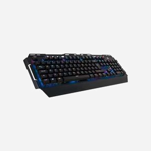 Conceptronic KRONIC01PT : Clavier Gamer USB, Mécanique, QWERTY Portugais, Rétroéclairage LED RGB, Anti-ghosting, 105 Touches, Câble 1.8m - Miniature 1