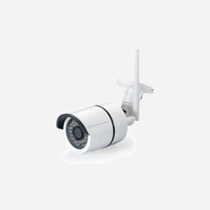 Conceptronic JARETH02W Caméra IP Extérieure 720p WiFi/Ethernet, Angle de Vue 60°, Vision Nocturne 20m, IP66, CMOS 1/4", LED IR, Détection de Mouvement - Miniature 1
