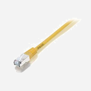 Equip 705465 Câble Réseau Cat5e SF/UTP (S-FTP) Jaune 7.5m RJ-45 Plaqué Or, 26AWG, 100MHz, PVC, ISO/IEC 11801, Diam. 5.3mm - Miniature 1
