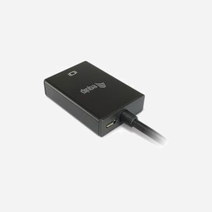 Equip 119038 : Adaptateur Vidéo 0.2m VGA (D-Sub) + Audio 3.5mm vers DVI-D + USB - Résolution 1920x1080 - Compatible Windows/Mac/Linux - Miniature 5