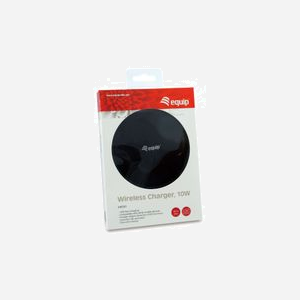 Equip 245501 Chargeur USB Universel 9V/2A 10W Recharge sans fil Qi Noir, LED, 99x99x7mm, Compatible Smartphones & Appareils mobiles - CE - Miniature 4