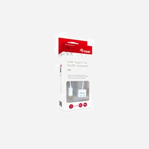 Equip Adaptateur USB-C vers Audio 3.5mm, Blanc - Interface USB, Sortie Casque, Entrée Micro, Plug & Play - 20x13x150mm, 200g - Ref: 133460 - Miniature 4