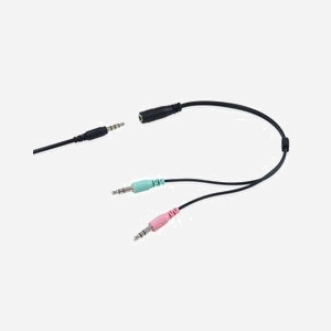 Equip Casque Audio Filaire 245302 Circum-Aural Noir, Connecteurs 2x3.5mm, 20-22000Hz, Impédance 32 Ohm, Microphone Perche/En Ligne, Câble 2m - Miniature 4