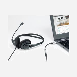 Equip Adaptateur Audio USB-C vers 3.5mm, 0.15m, Connecteurs Mâle/Femelle, Noir/Argent, Plug & Play, Ref: 133474 - Miniature 2