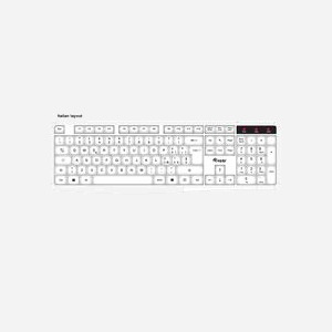 Equip 245213 Clavier USB QWERTY Italien Noir, 105 touches, Facteur de forme 100%, Longueur câble 1.5m, Compatible Windows/macOS, Dimensions 440x139x24mm - Miniature 2