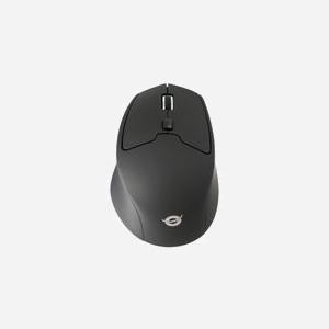 Conceptronic LORCAN02B Souris Optique Bluetooth, 1600 DPI, 4 Boutons Programmables, Design Ergonomique Droitier, Noir, Compatible Windows/macOS, Pile AA - Miniature 1