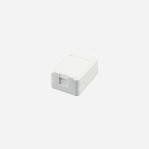Equip 125121 Boîtier Mural RJ-45 Blanc, Simple Port Ethernet LAN, Dimensions 41.8x26.2x59.8mm, Poids 21g, Conforme Norme, Fabriqué en Chine - Miniature 1