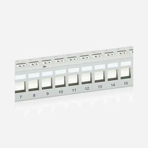 Equip 767124 : Baie de Branchements 1U 24 Ports RJ-45 Cat6 Montage Rack Métal Gris, 483x44x91.5mm, Conforme RoHS - Miniature 3
