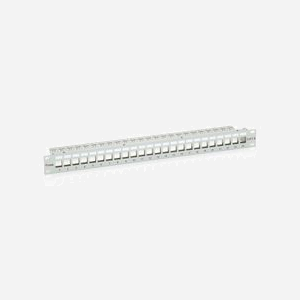Equip 767124 : Baie de Branchements 1U 24 Ports RJ-45 Cat6 Montage Rack Métal Gris, 483x44x91.5mm, Conforme RoHS - Miniature 1