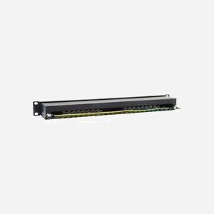 Equip 326417 Baie de Branchements 1U 16 ports RJ-45 Gigabit Ethernet 10/100/1000Base-T(X) Cat6 Acier Noir 110.5x44.5x483mm RoHS - Miniature 2