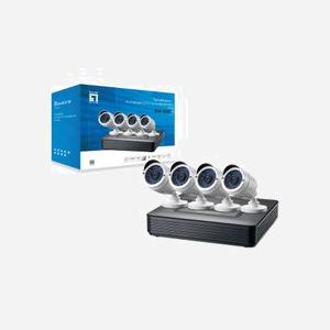 LevelOne DSK-8001 Kit Vidéo Surveillance 8 Canaux filaire, HDD 6To, Caméras Balle IP66 Vision Nocturne 30m, Linux Embedded, Android/iOS - Miniature 3